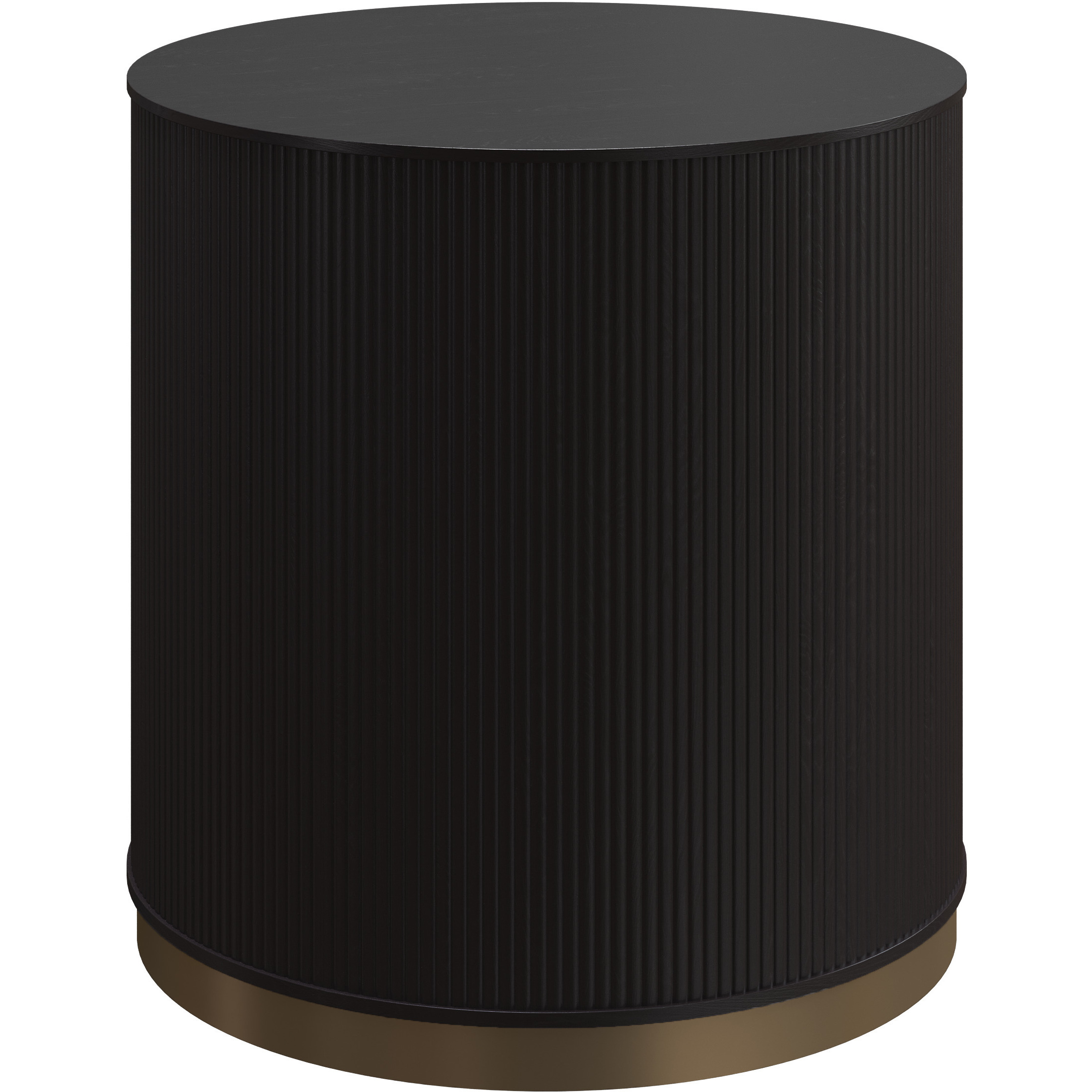 Kalla 24.5 X 22 inch Charcoal Side Table